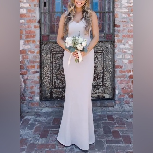 Show Me Your Mumu Morgan Gown Oyster - Picture 2 of 13